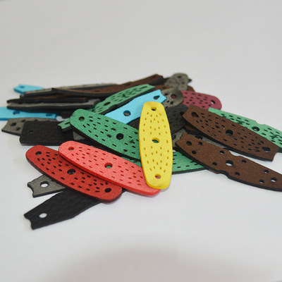 15mm消音皮兜厚度彩色超细绒耐用防滑专用皮兜优质扁皮兜