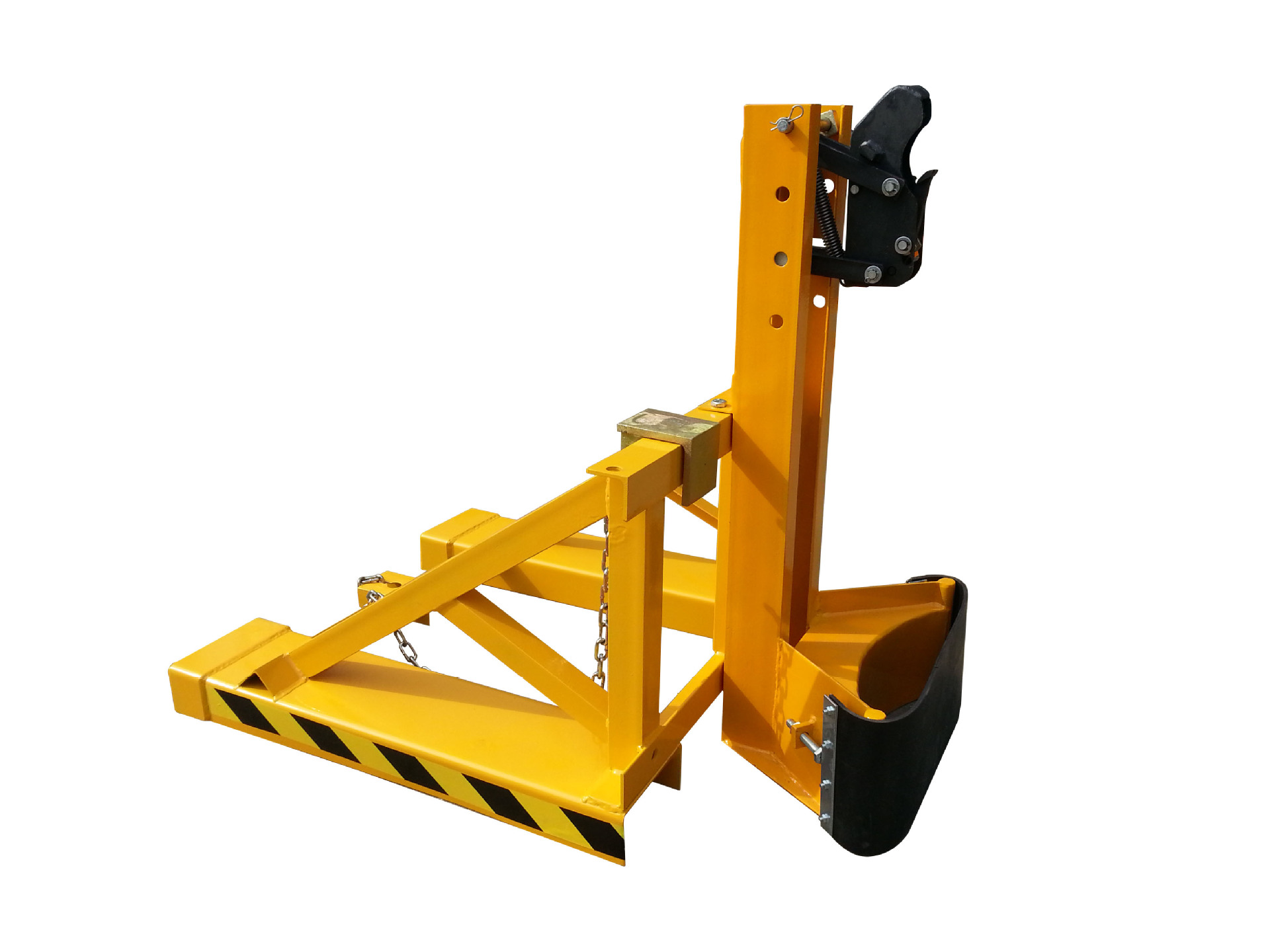 叉车属具油桶夹叼扣式单油桶单鹰嘴稳定耐用配套多型号叉车使用