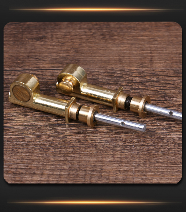 二胡铜轴 全新升级 二胡机械轴 涡轮式微调琴轴 二胡配件