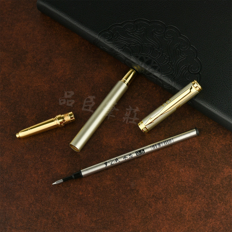 厂家直销罗氏宝珠笔307a金属钢笔签字笔书法礼品笔可换芯 批发