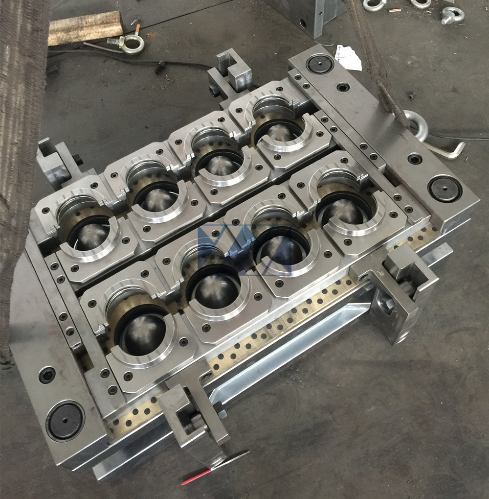 一出八双锁螺纹广口瓶坯模具 厂家定制精加工