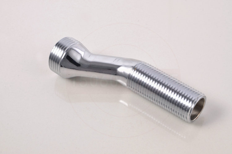 厂家直销 花洒加大变径曲脚 纯铜弯脚 偏心弯角接头淋浴花洒配件