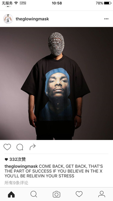 vetements侃爷吴亦凡同款狗爷欧美