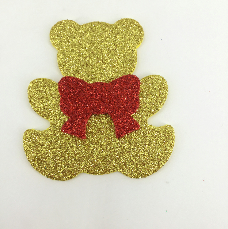 eva金粉海绵纸 闪光压花纸 diy幼儿园装饰纸 40x48cm