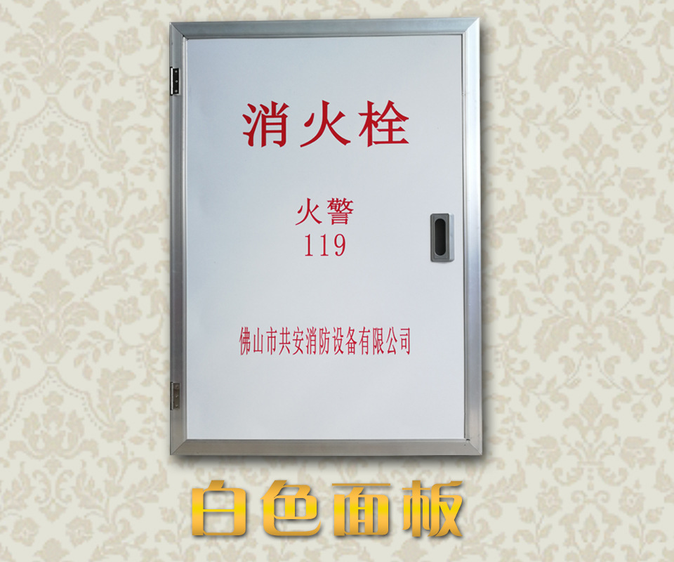 佛山厂家直销铝合金门框消火栓箱门 消防用品灭火器箱门支持定做