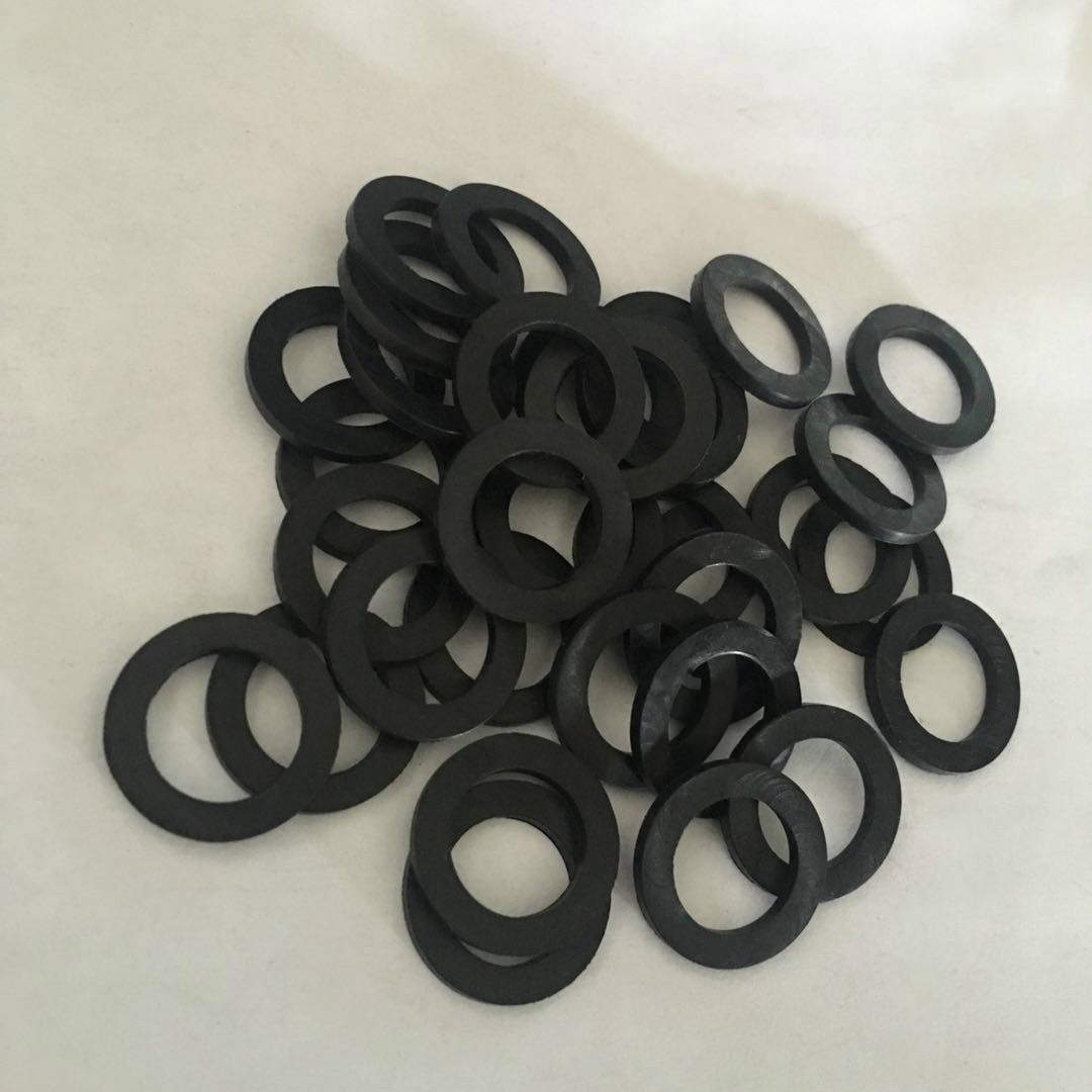 黑色丁腈橡胶密封垫圈平垫 耐高温耐油橡胶垫片 o型硅胶防水密封