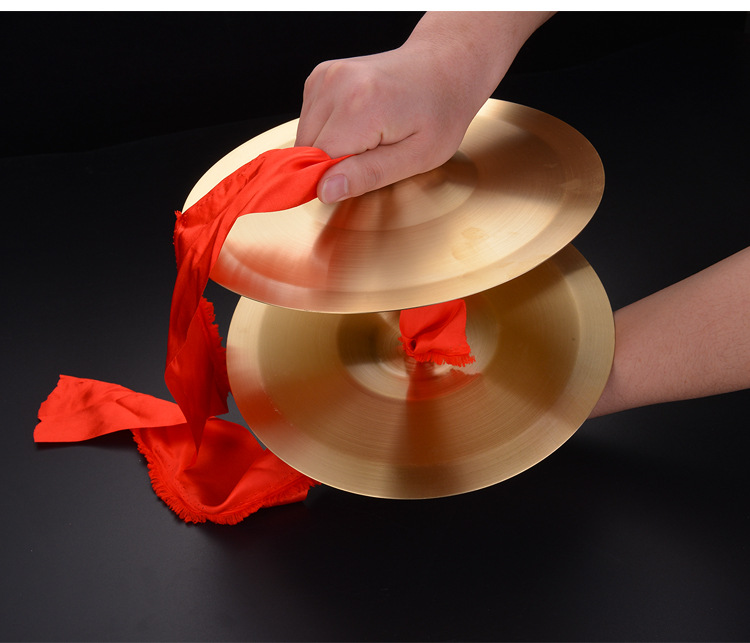 亮镲 小镲 铜镲亮光镲15cm 19厘米24公分 三句半乐器锣鼓镲儿童镲