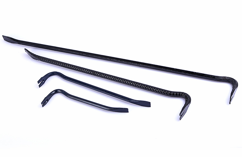 重型螺纹钢羊角起钉器消防撬棍 批发弯头6角钢撬杠 工地两头撬杠