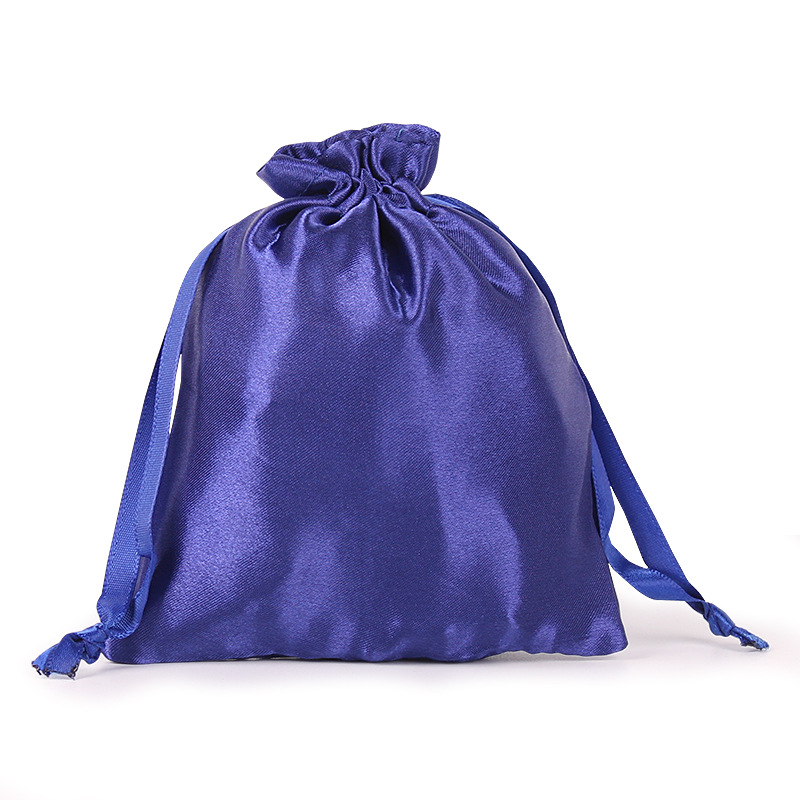 束口色丁布袋 定制礼品色丁布袋 饰品色丁布袋可定制logo