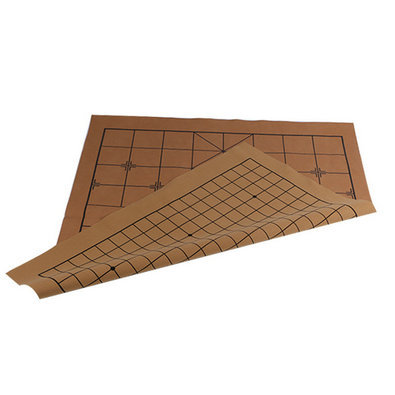 象棋布中国象棋棋盘五子棋两用棋棋盘可卷折叠布垫仿皮绒纸耐用
