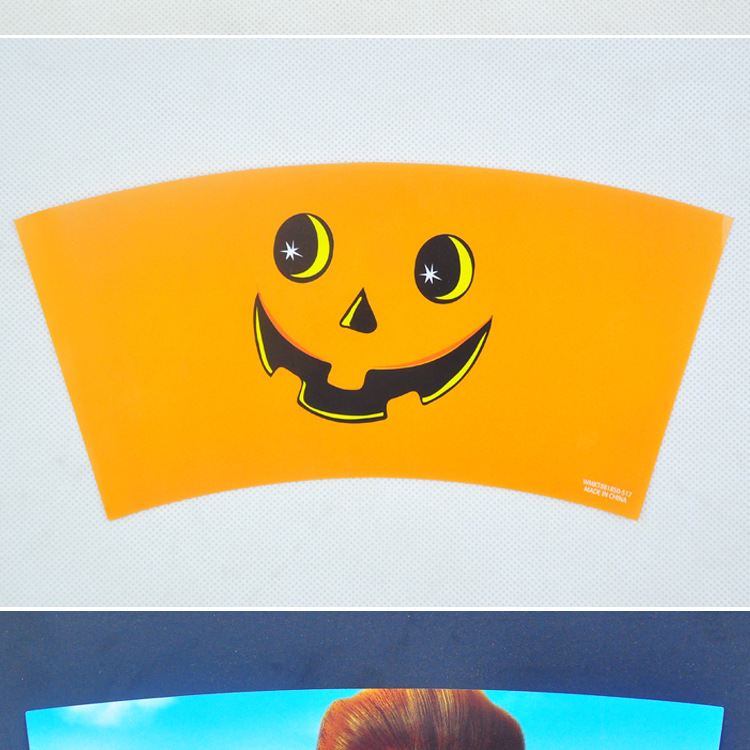 pp杯贴塑料材料定制三维杯贴3d杯贴pp卡通杯子贴纸大厂品质保证