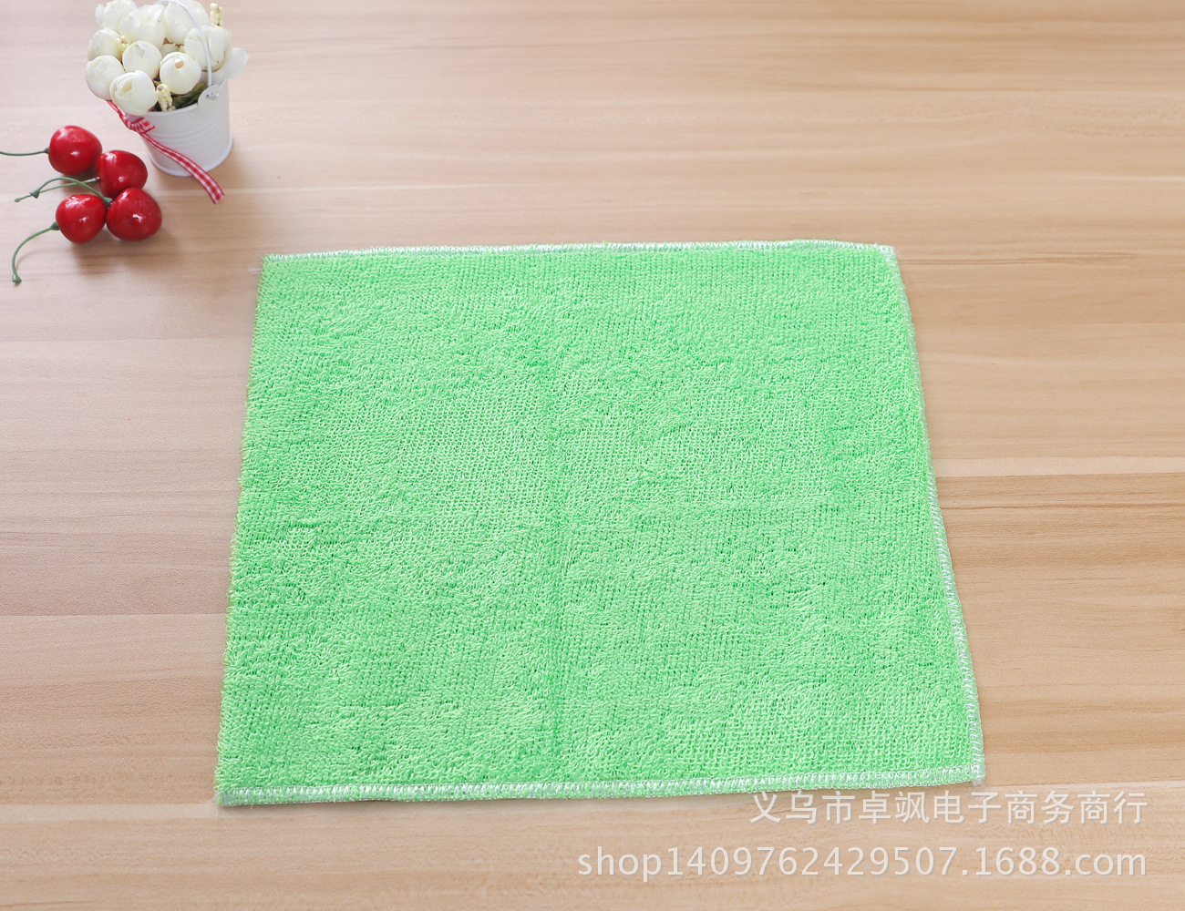 Wholesale New Bamboo Fiber Dish Towel Dishcloth Scouring Pad Stall Running Jianghu Supermarket