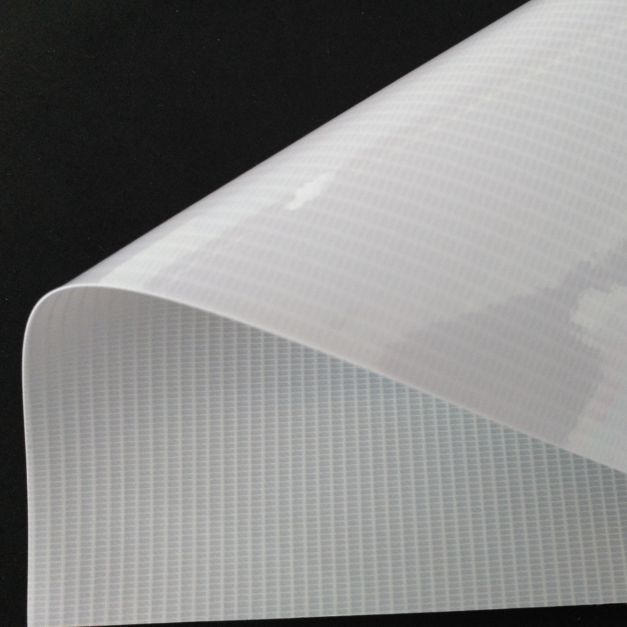 厂家优惠供应pvc灯箱布 网格布单透车贴 布面平整光亮专业广告布