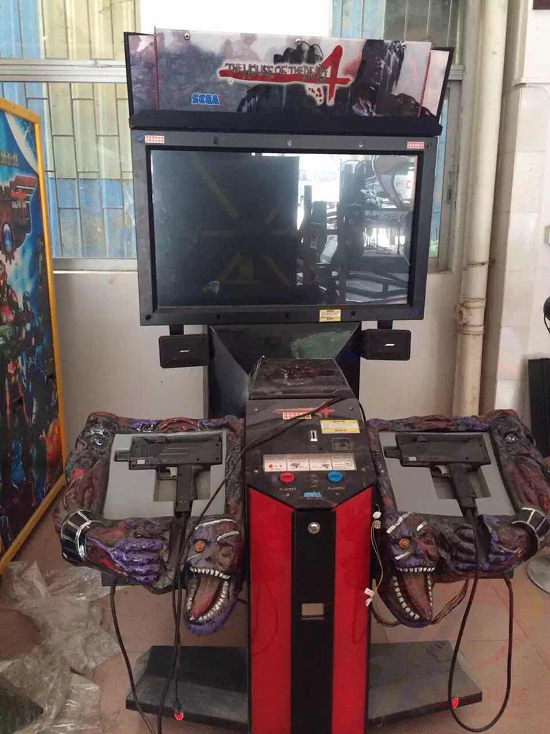 新款鬼屋4大型枪机游戏机|室内儿童乐园游乐设备|成人枪机模拟