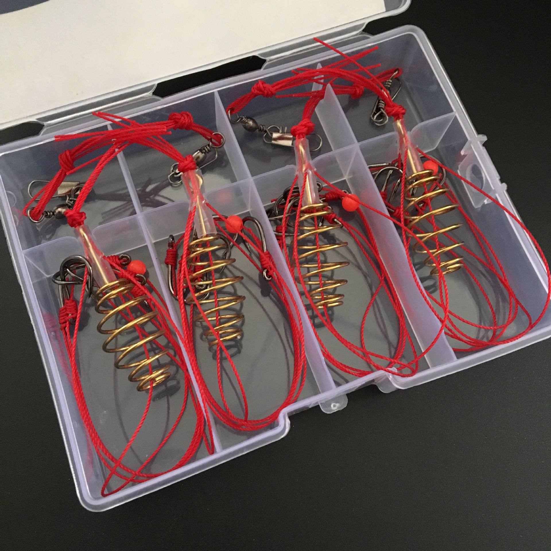 渔具批发4组盒装爆炸钩鱼钩伊势尼钓组炸弹钩垂钓用品