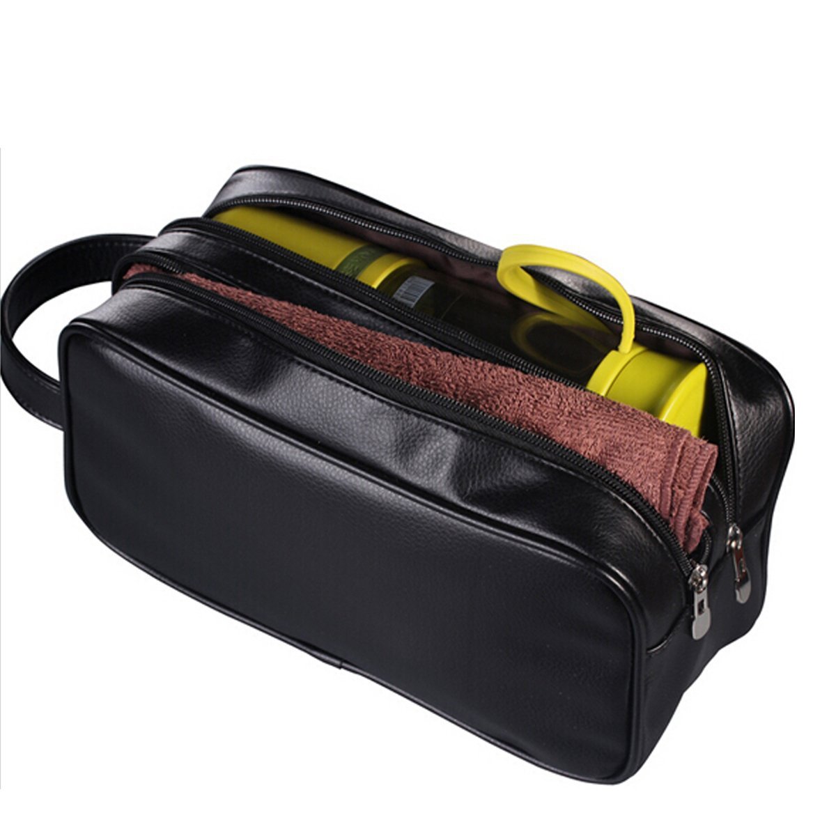 pu男士洗漱包男化妆包旅行洗漱包五拉链袋定制男士包