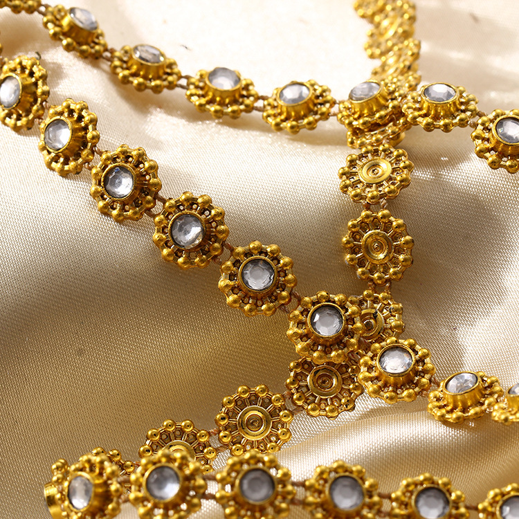 小太阳花压钻 单条ab彩线钻 手工diy条钻 相框装饰辅料亚克力线钻