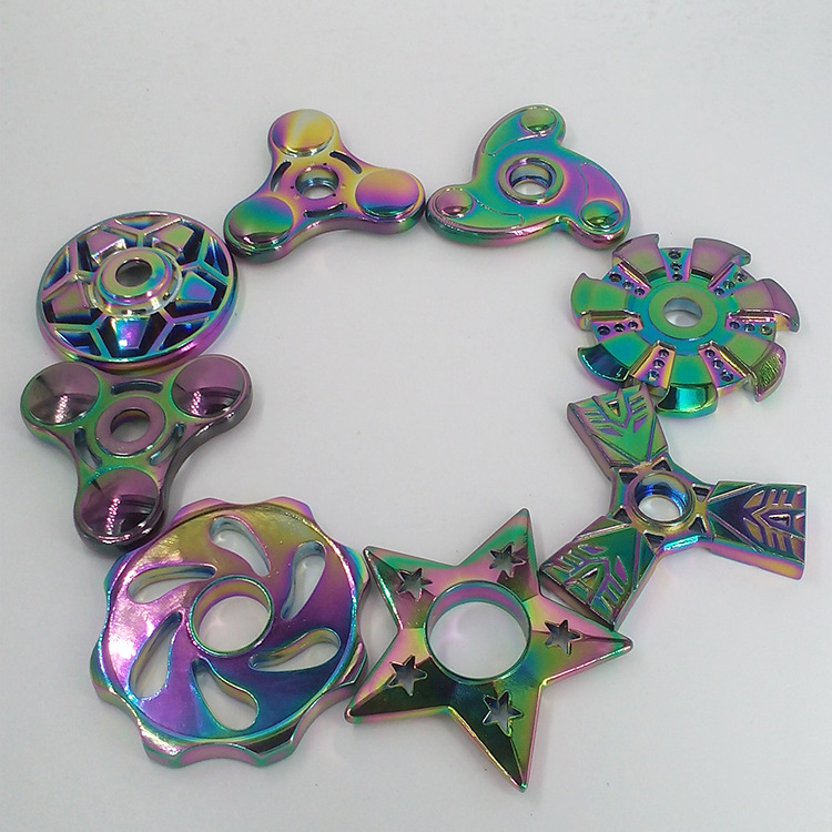 真空镀膜加工电镀彩色锌合金真空电镀厂七彩电镀金属表面电镀炫彩