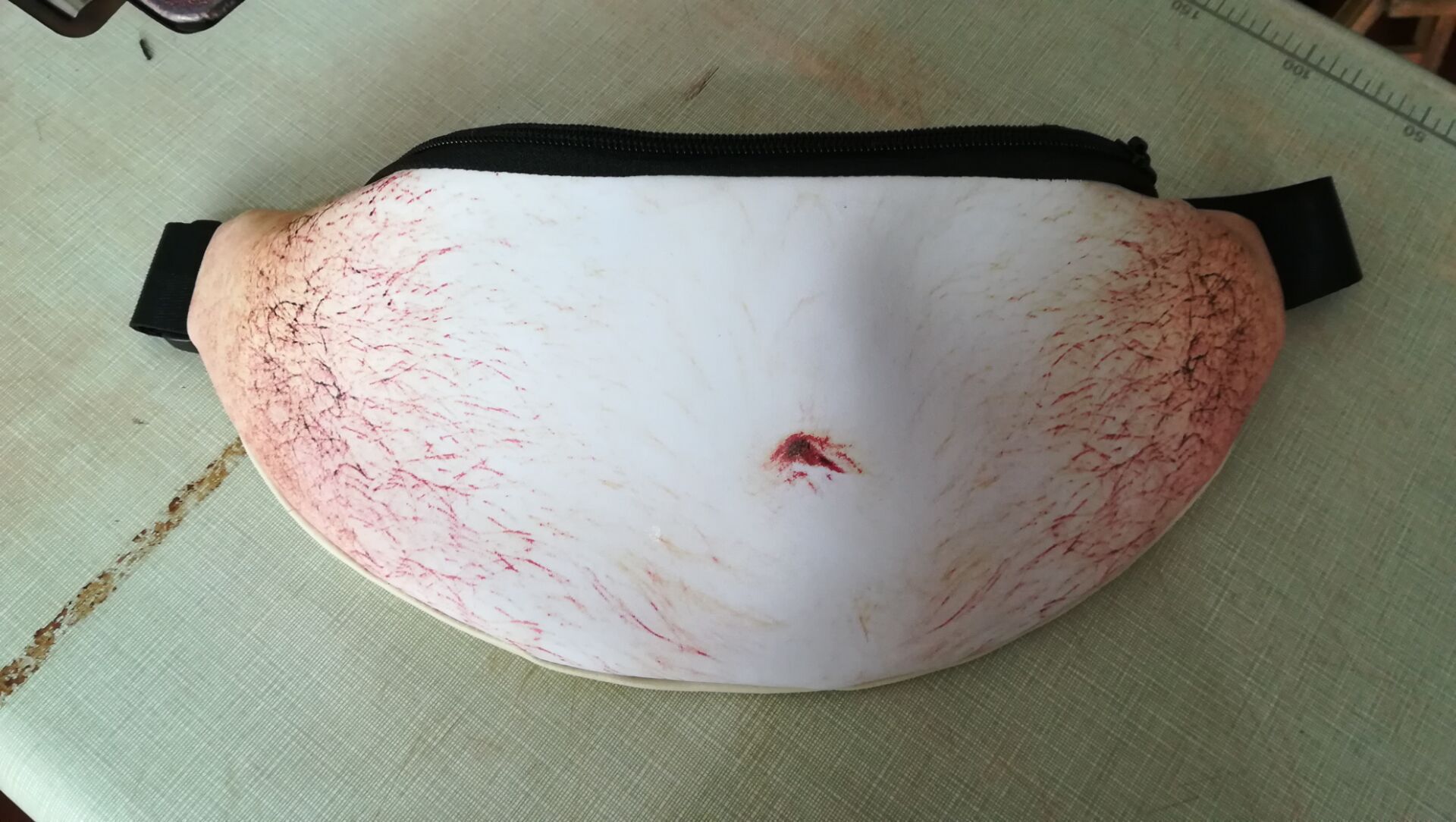 肚皮包零钱包创意搞怪肚腩腰包啤酒肚子运动腰包手机包旅行护照包