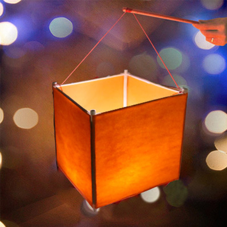 新款益智灯笼手绘发光宫灯手工花灯儿童手工制作特用窗花