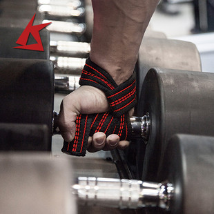 哑铃举重助力带 握力带助握带拉力带借力带可定logo批发供应