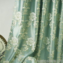 提花面料窗帘布料批发厂家高精窗帘成品现代简约卧室窗帘高遮光