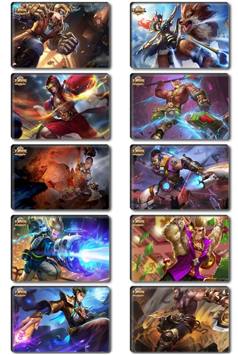游戏王者荣耀卡贴李白孙悟空至尊宝赵云凤求凰水晶卡贴贴纸定做