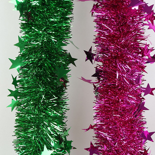 批发圣诞装饰品圣诞毛条拉花彩条派对生日节日婚房装饰啦啦花