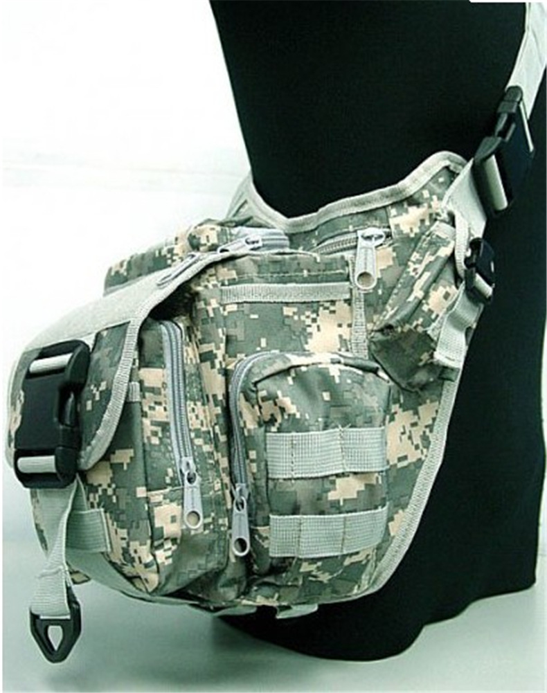 源头厂家军事迷彩单肩包升级版超级鞍包战术鞍袋野外腰包斜跨挎包