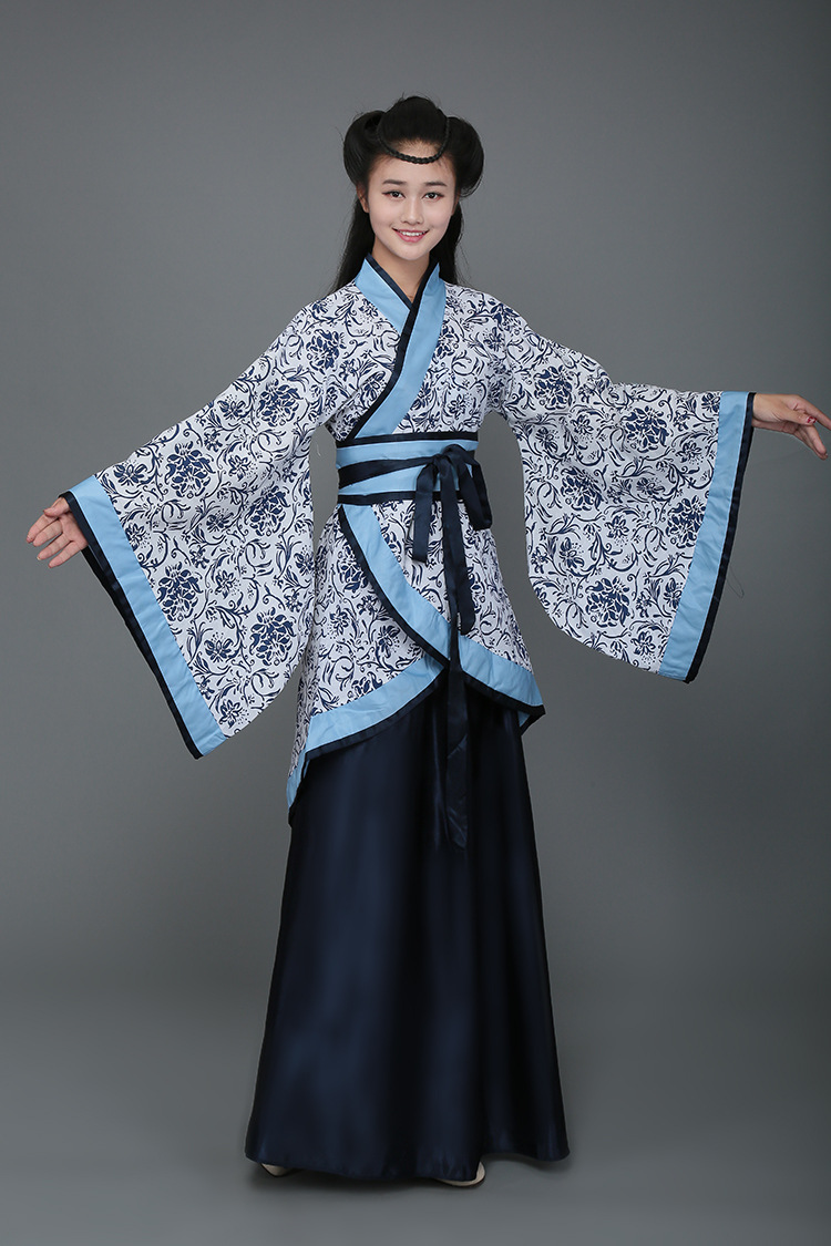 古装仙女服装唐朝古代汉服演出服装舞蹈服襦裙公主贵妃古典舞唐装