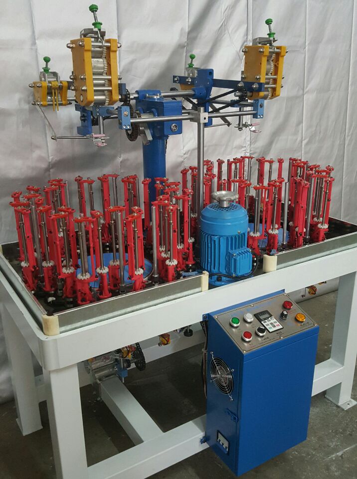 东莞厂家现货 48锭2头高速编织机 高速宽带编织机编绳编织机设备