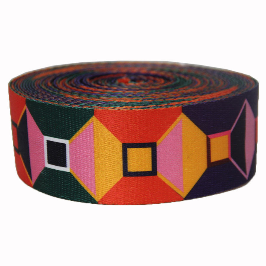 印花织带 5cm 宽度 图案丝印带 2寸 民族风 印花织带