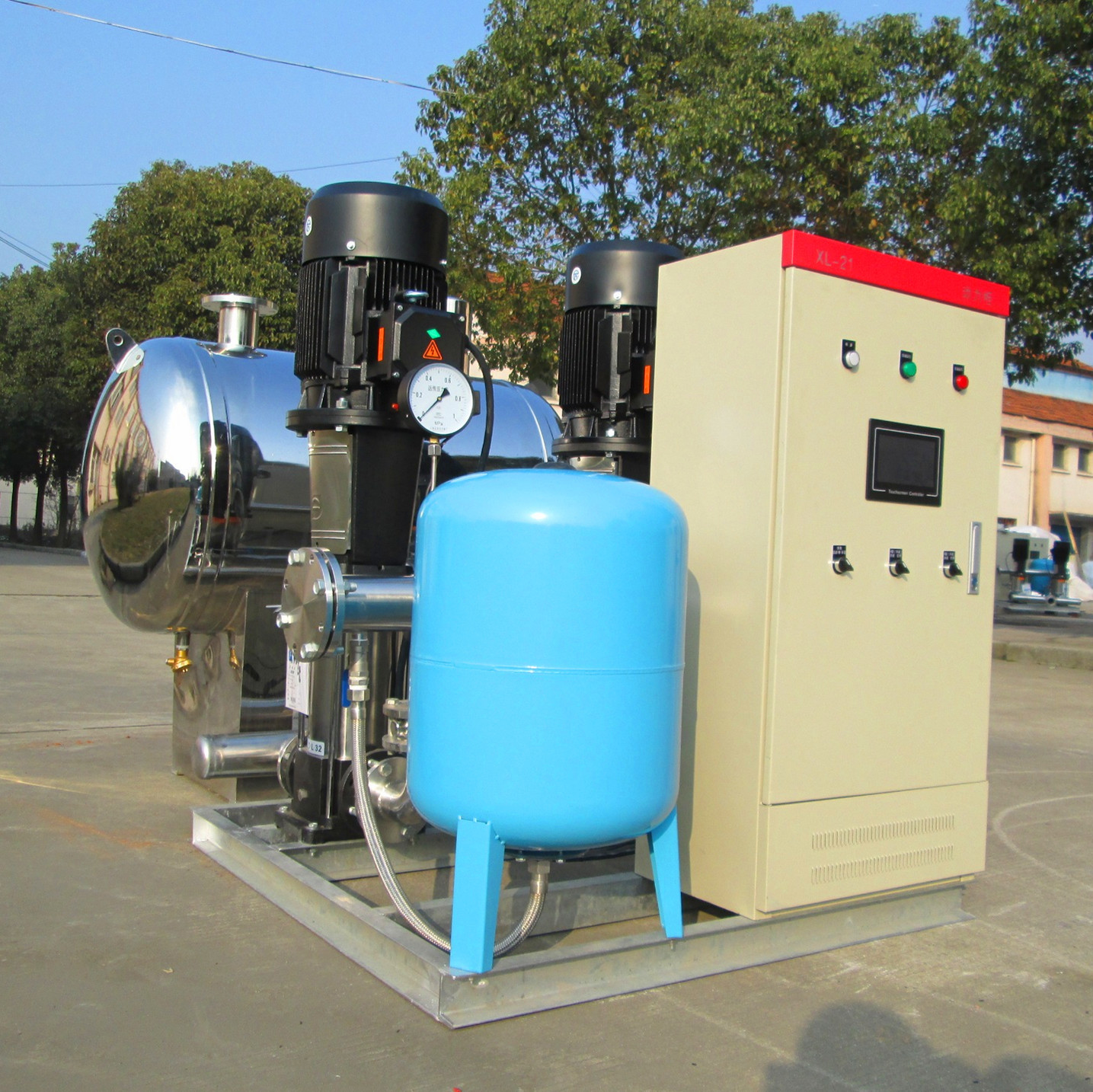 生活给水设备 恒压变频供水设备 304不锈钢无负压供水设备