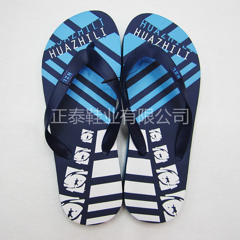 factory production home wear dual-use breathable non-slip men‘s beach slippers non-slip pe flip-flops