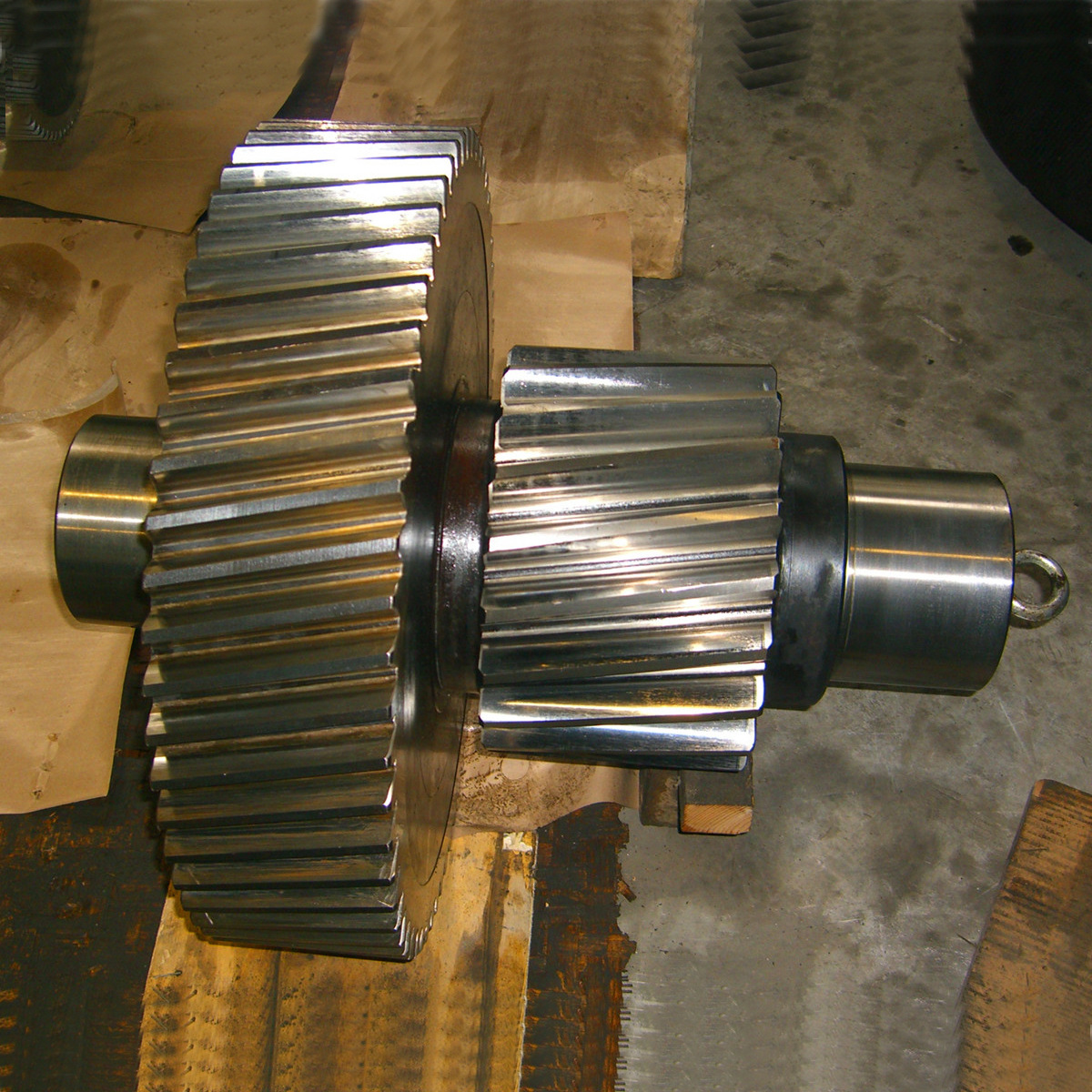 减速机圆柱齿轮 传动齿轮轴 来图来样传动轴加工定制