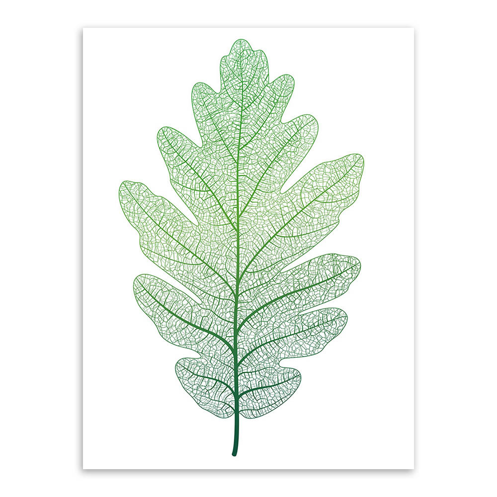 新款现代清新绿植树叶相框画芯沙发背景定制北欧简约客厅装饰画