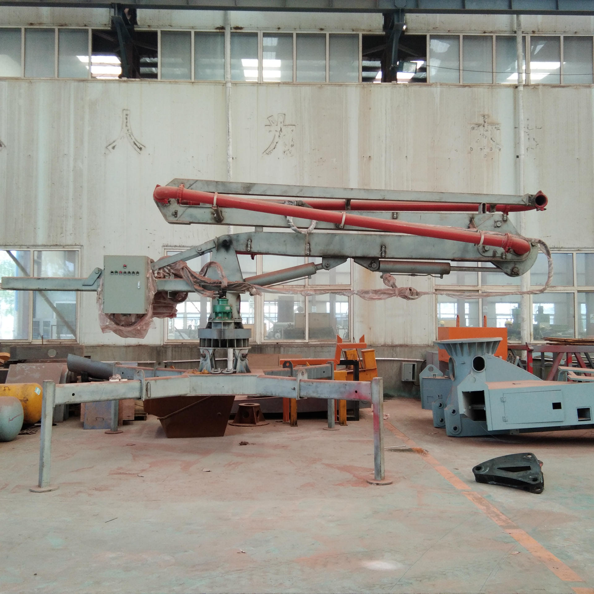 混凝土布料机13米移动布料机水泥输送布料机水泥浇筑机布料机