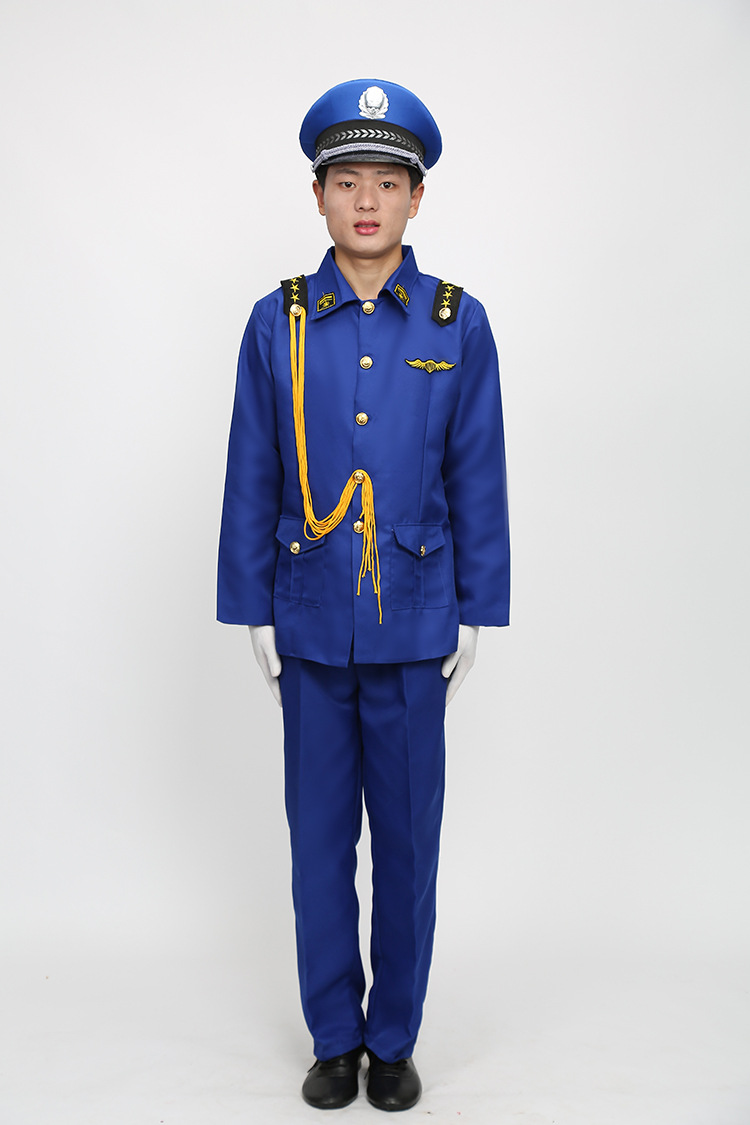 成人升旗手三军仪仗队演出服海陆空军装男女军鼓乐队合唱服装礼服