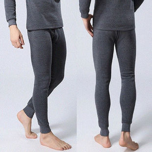 男士保暖裤秋季睡裤睡眠保暖裤宽松柔软秋裤男单件打底裤