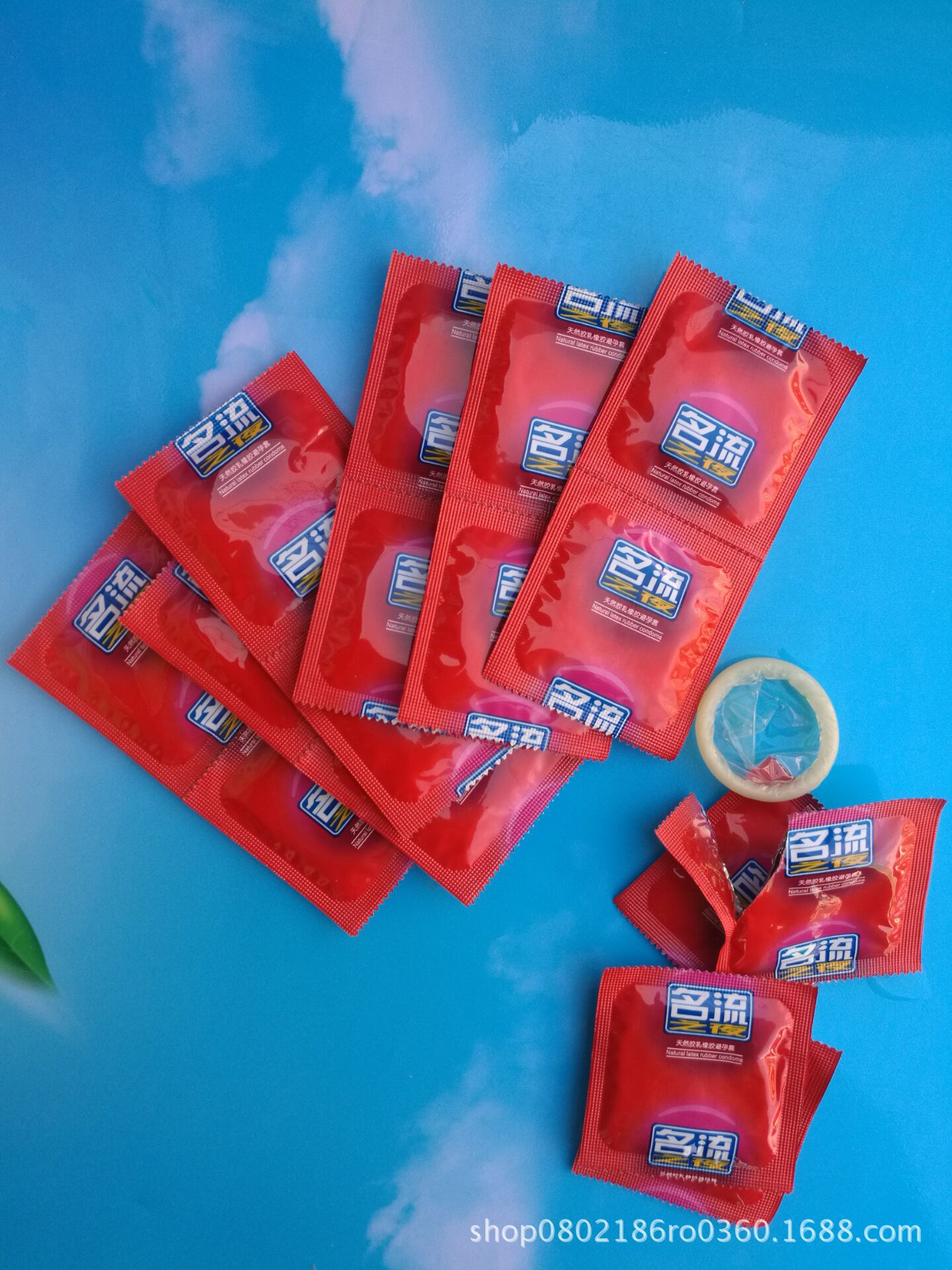 批发名流之夜薄滑油多安全套100只光面润滑避孕套夜场套成人用品