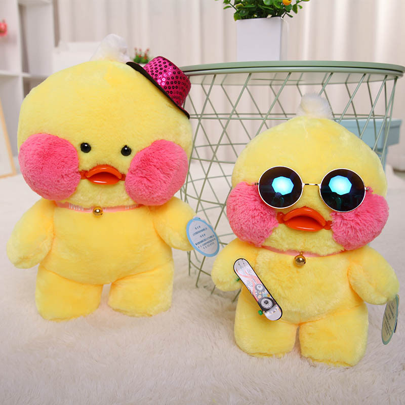 赛特嘟嘟玻尿酸鸭公仔 毛绒玩具 网红小黄鸭玩偶 抓机娃娃批发