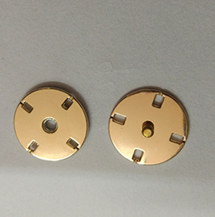 韩版薄平面摁扣 纽扣 大衣羽绒服隐形暗扣 钮扣 子母扣金属按扣