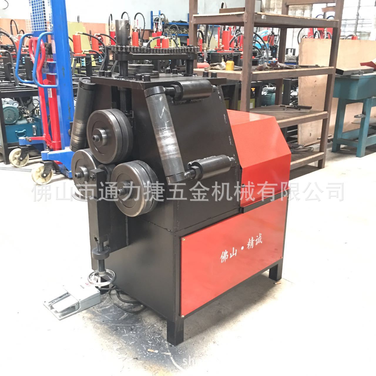 环保通风管道法兰成型弯圆机 角铁法兰圈圆机厂家直销