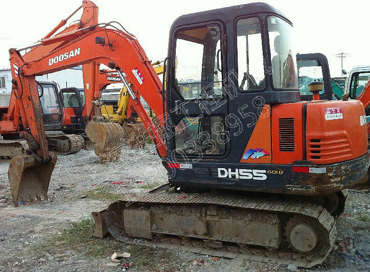 二手斗山大宇dh55-7挖掘机技术参数配置价格图片市场二手大宇小挖