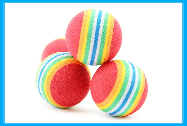 厂家批发 儿童玩具eva子弹球 宠物海绵弹力球