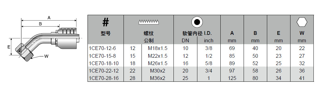 5高压胶管扣压弯接头