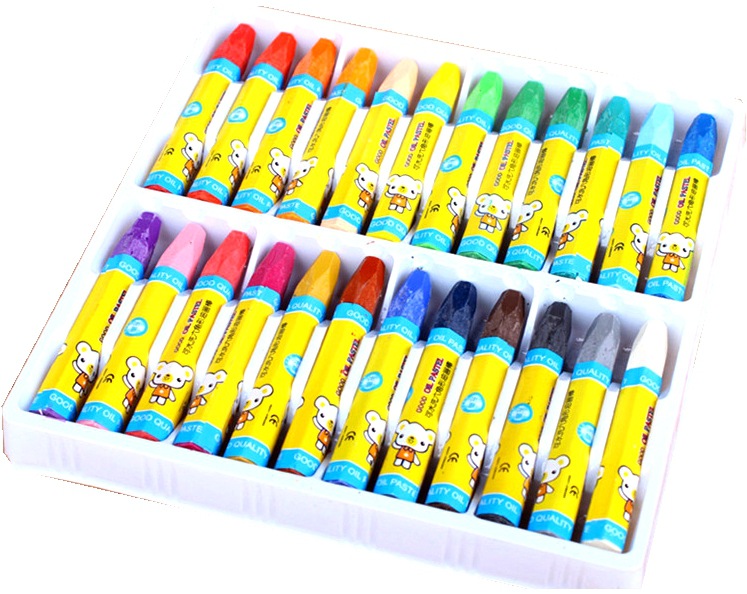 12色18色24色36色支儿童蜡笔油画棒文具绘画画工具笔批发小学生幼