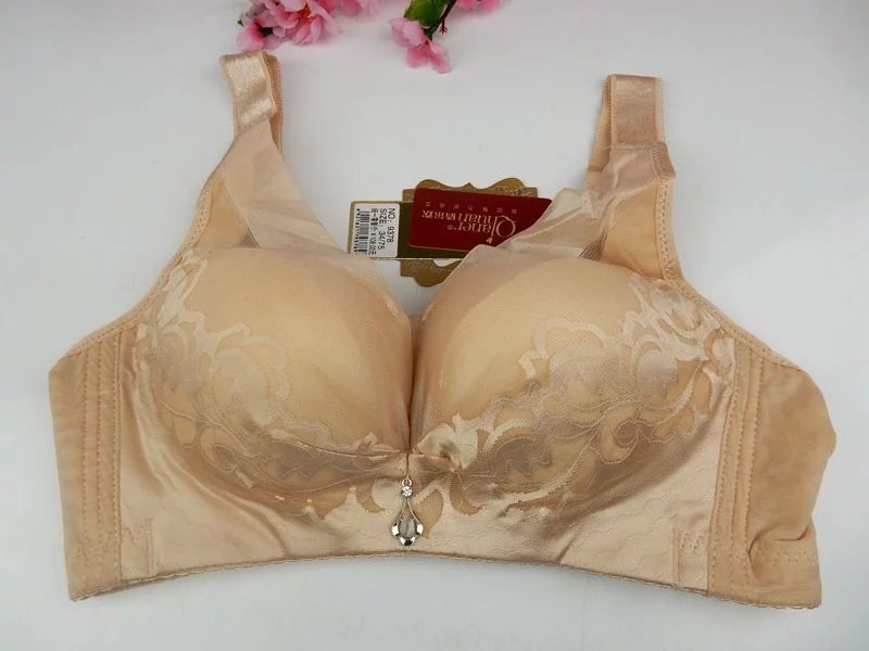 女士舒适聚拢胸罩无骨无钢圈文胸优美丽人内衣库存批发