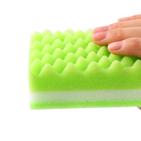 馨友12片装厨房洗碗海棉块百洁布海绵清洁块双面强力去污洗锅擦