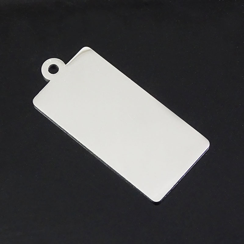 不锈钢方形吊牌空白行李牌刻字logo金属牌挂件厂家现货定做批发